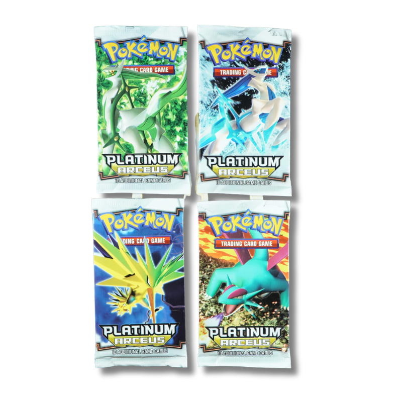 Pokémon: Platinum Arceus Booster Packs (Komplett Art Set)