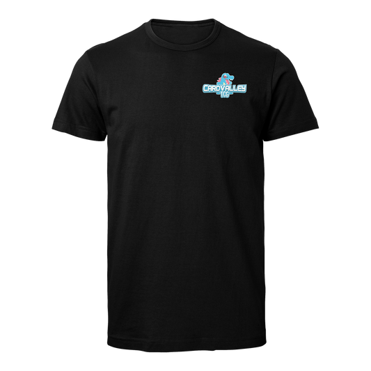 Cardvalley Unlimited T-shirt Brösttryck SVART (UNISEX)