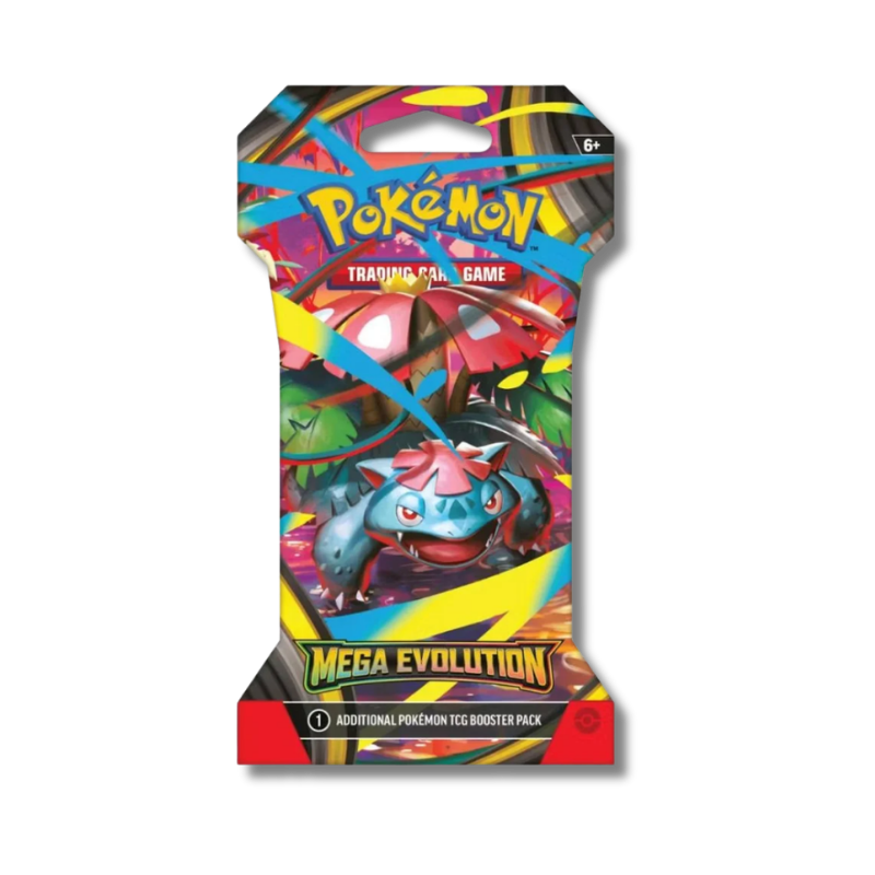 Sleeved Mega Evolutions Booster Pack